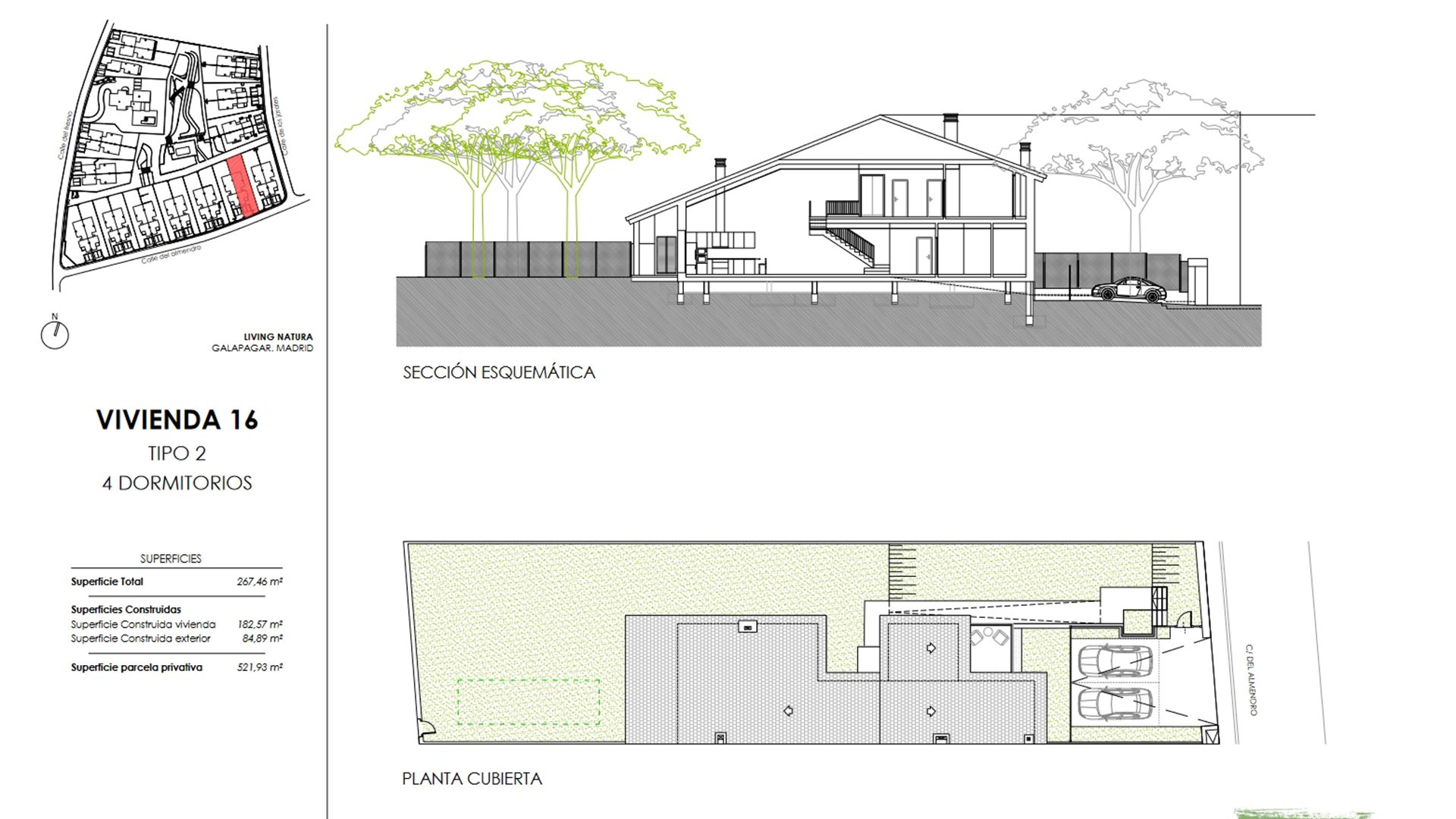 Villa in Living Natura, Colmenarejo, Madrid, Spanien 4 Schlafzimmer, 133.36 m2 Nr. 73830