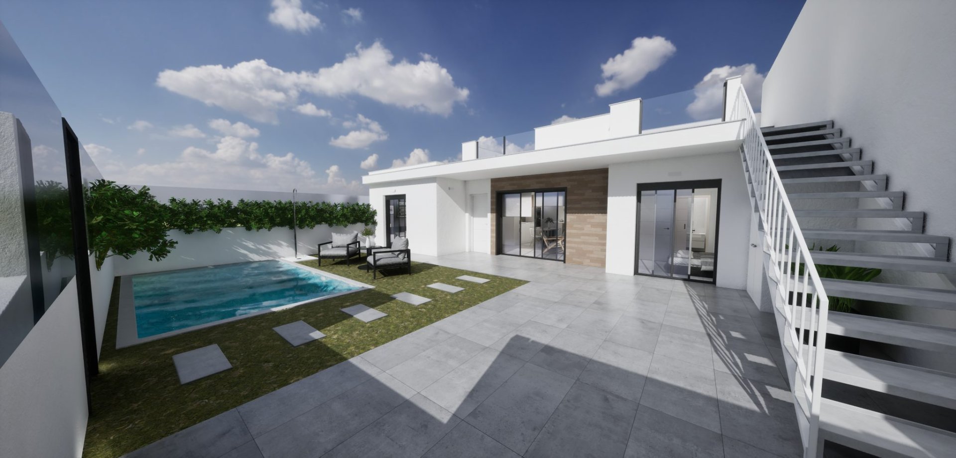 Villa Torre-Pacheco, Murcia, Spānijā 3 istabas, 84 m2 Nr. 167269