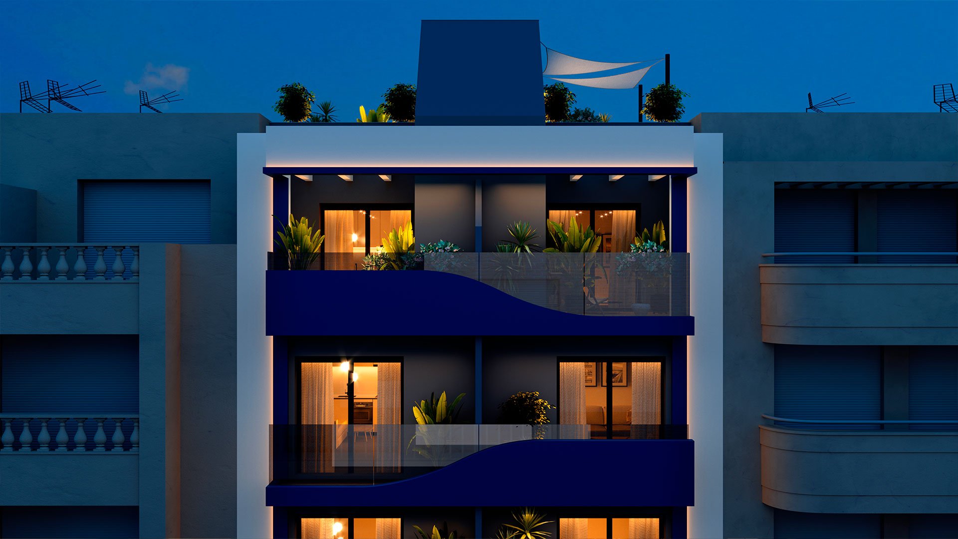 Wohnung in Torrevieja, Alicante, Spanien 1 Schlafzimmer,  Nr. 156405