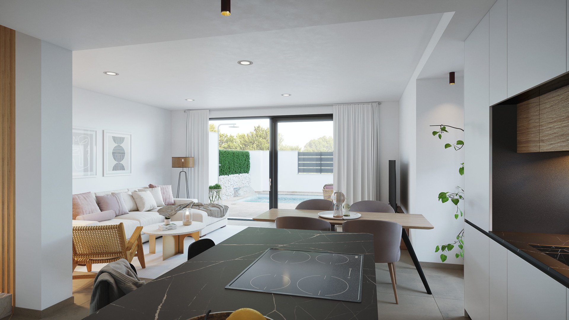 Villa en San Pedro del Pinatar, Murcia, España 3 dormitorios, 151 m2 No. 110257