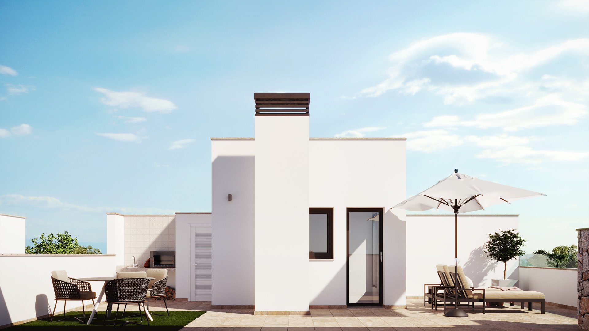 Villa en San Pedro del Pinatar, Murcia, España 3 dormitorios, 151 m2 No. 110257