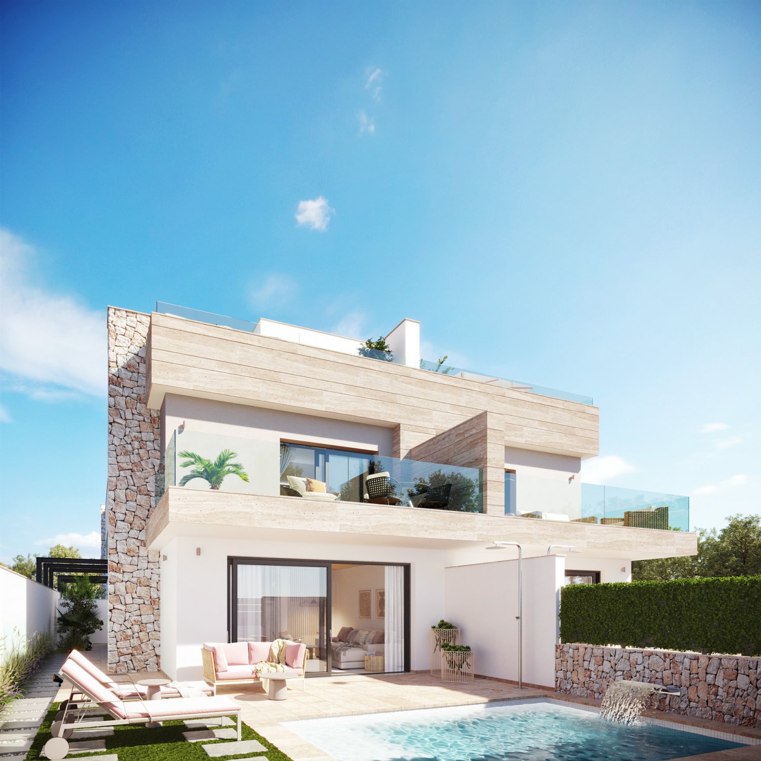 Villa en San Pedro del Pinatar, Murcia, España 3 dormitorios, 151 m2 No. 110257