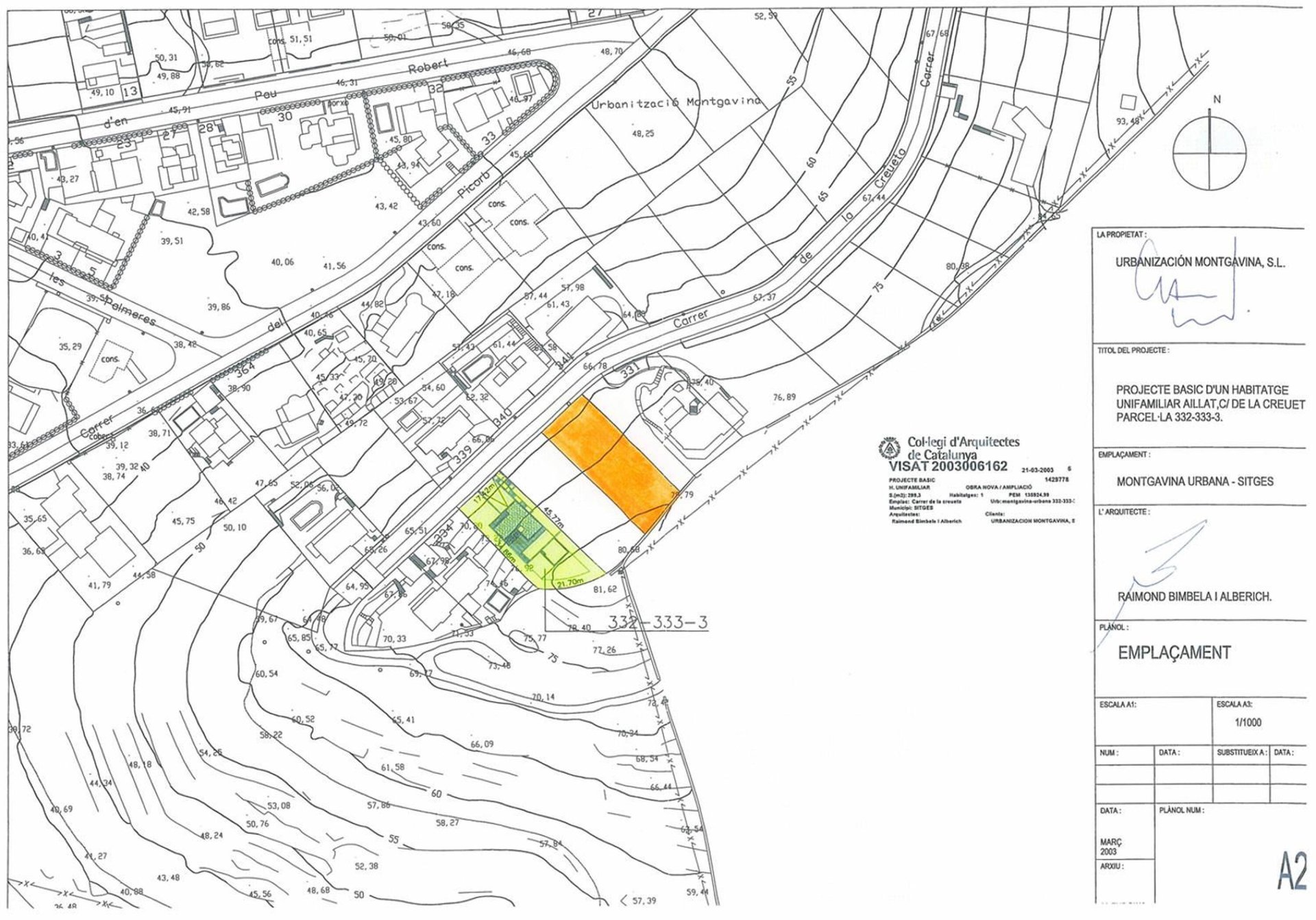 Land in Sitges, Barcelona, Spanien Nr. 141163