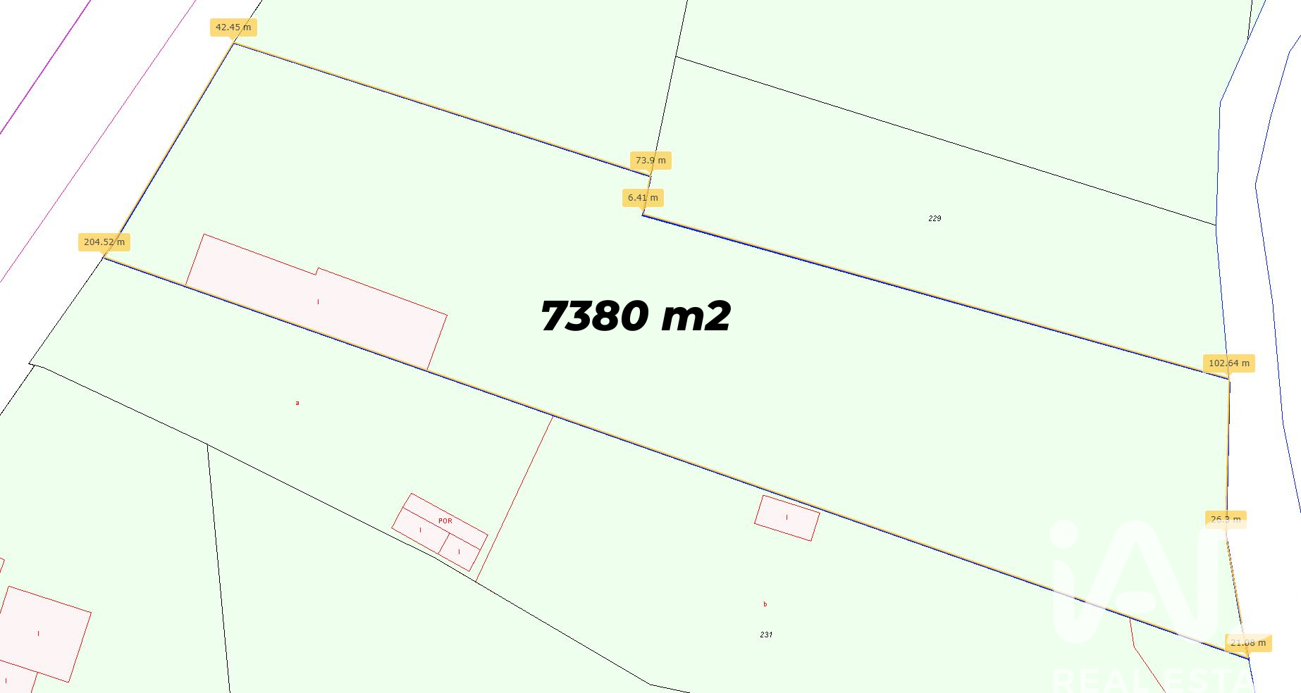 Tontti Almonte, Huelva, Espanja 7380 m2 No. 185100