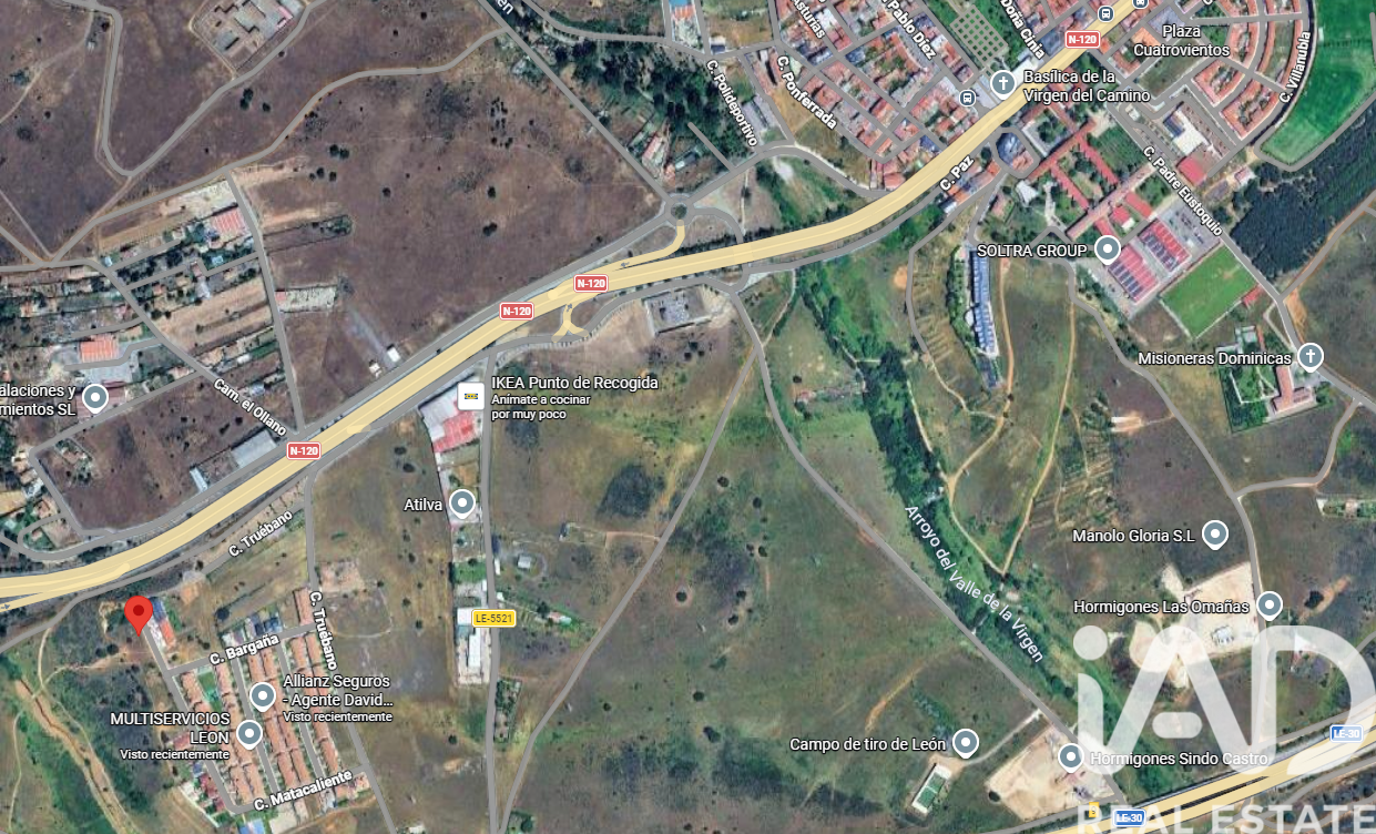 Terreno a Valverde de la Virgen, Leon, Spagna 890 mq. N° 185103