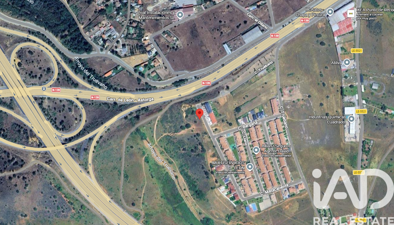 Terreno a Valverde de la Virgen, Leon, Spagna 890 mq. N° 185103