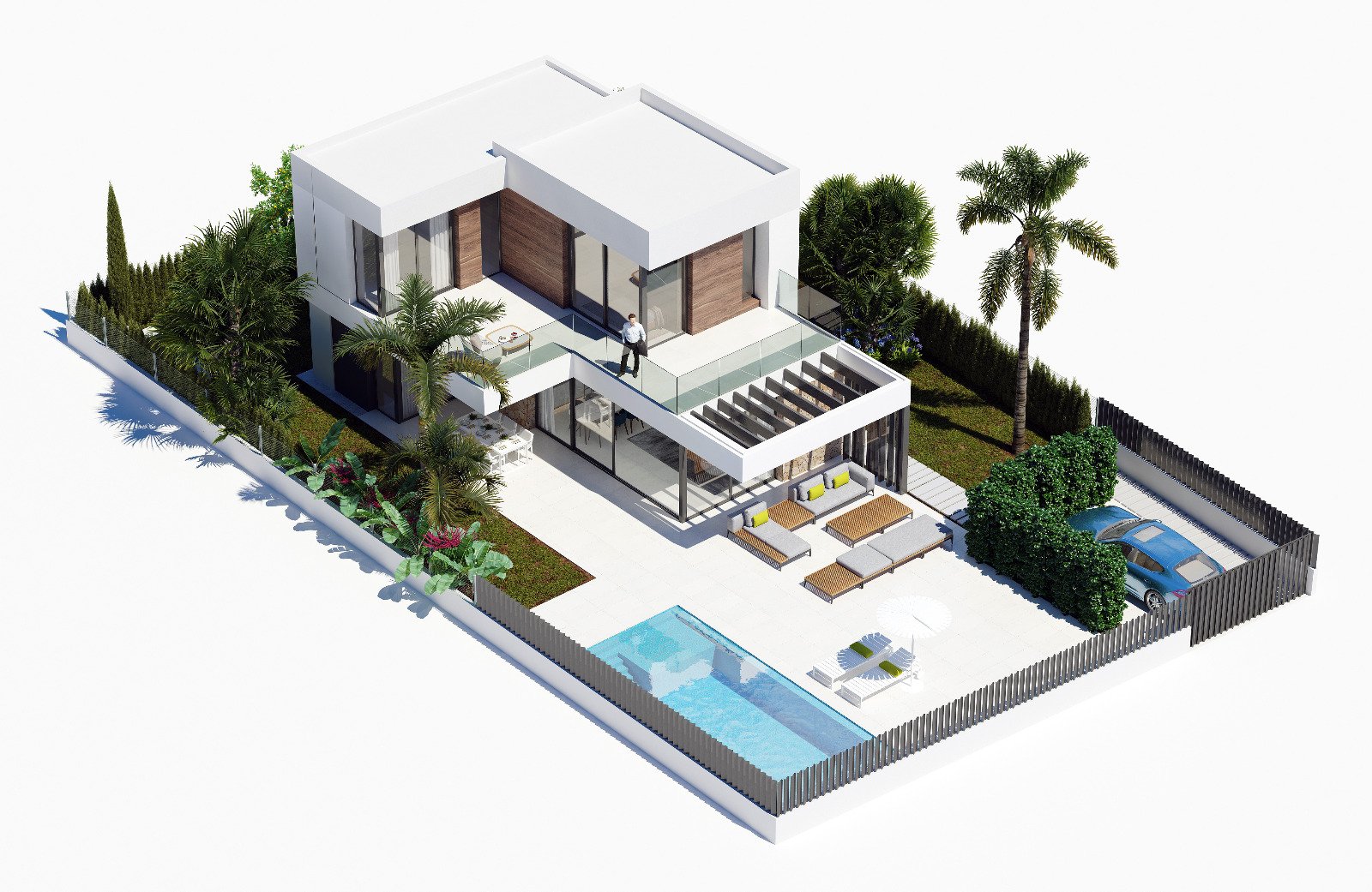 Villa Finestrat, Alicante, Spānijā 3 istabas,  Nr. 81056