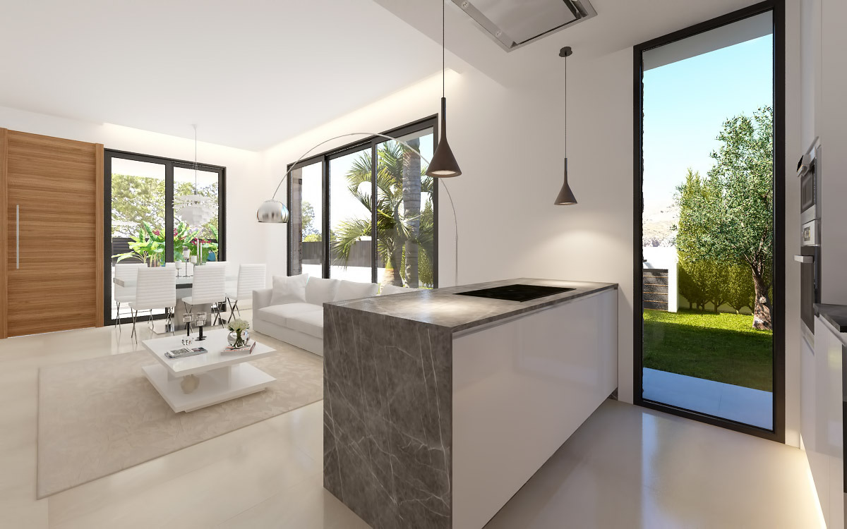 Villa Finestrat, Alicante, Spānijā 3 istabas,  Nr. 81056