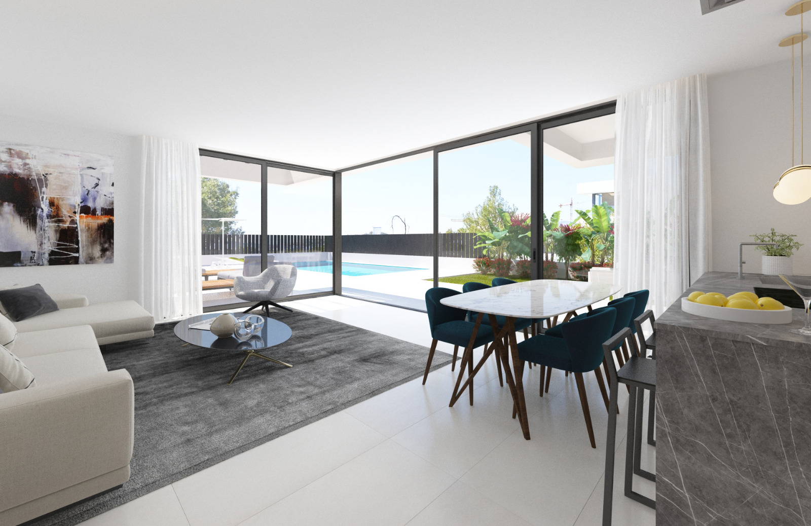 Villa Finestrat, Alicante, Spānijā 3 istabas,  Nr. 81056