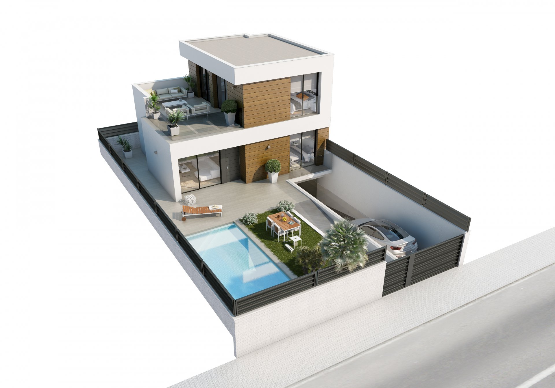 Villa in El Campello, Alicante, Spanien 3 Schlafzimmer,  Nr. 81053