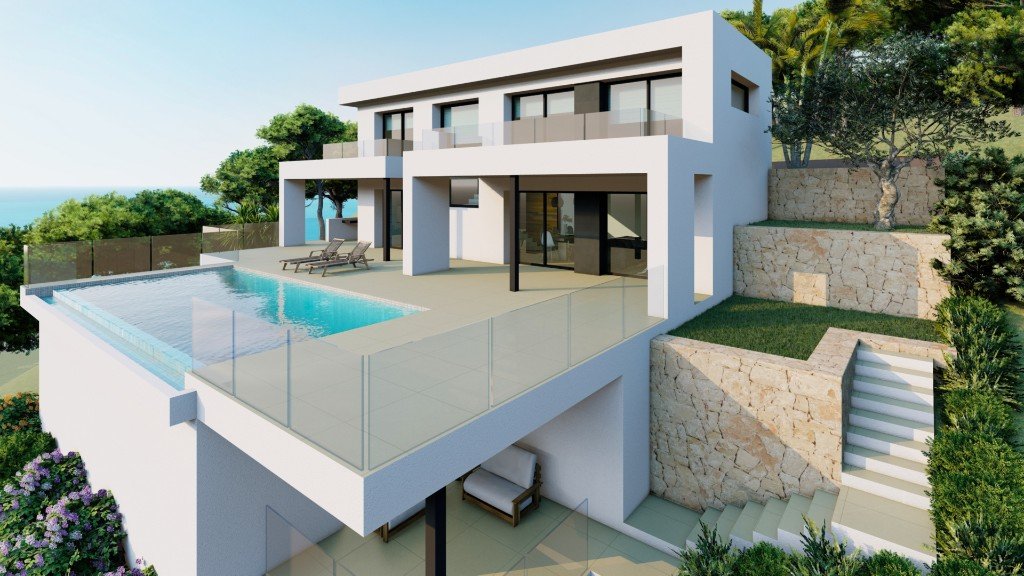 Huvila Moraira, Alicante, Espanja 3 makuuhuonetta, 548 m2 No. 144997