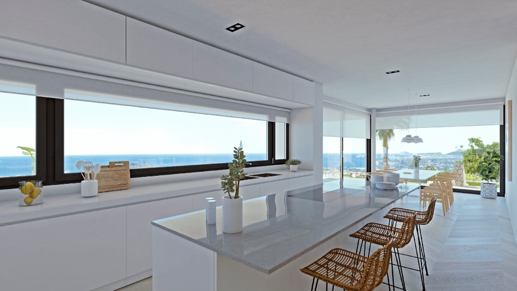 Villa i Moraira, Alicante, Spanien 5 sovrum, 1401 kvm. Nr. 145001