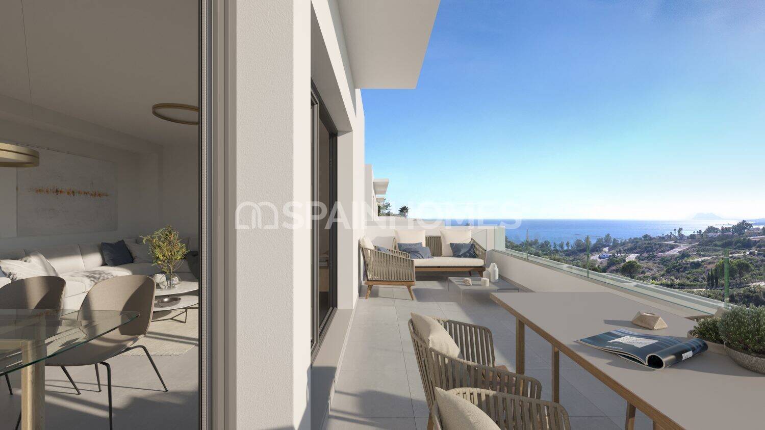Villa i Manilva, Malaga, Spanien 3 sovrum, 86 kvm. Nr. 194787