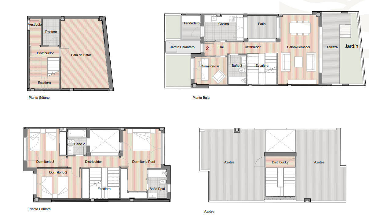 Villa en Estepona, Málaga, España 4 dormitorios, 159 m2 No. 148832