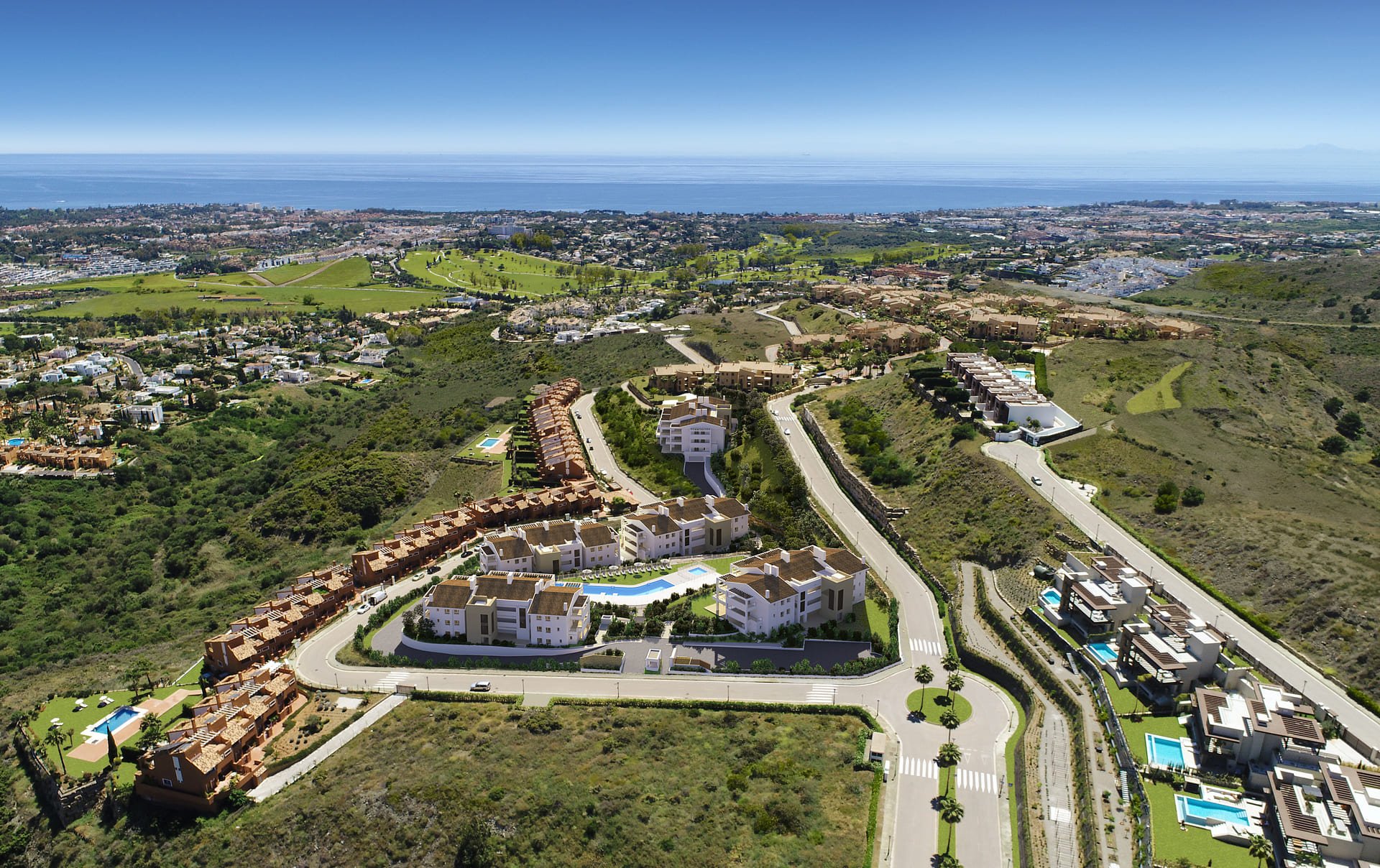 Bungalow i Benahavis, Malaga, Spanien 3 sovrum, 127 kvm. Nr. 135938