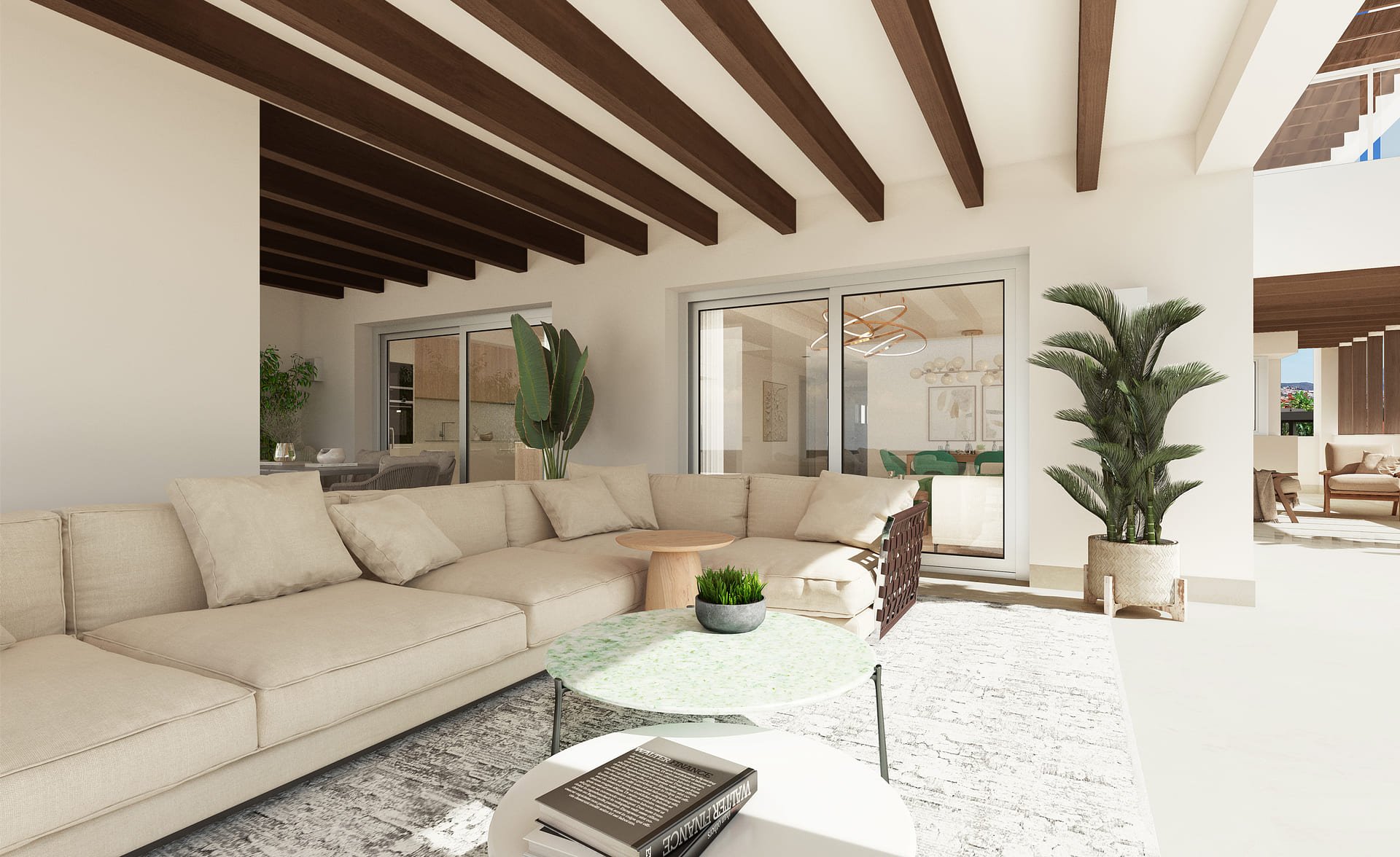 Bungalow i Benahavis, Malaga, Spanien 3 sovrum, 127 kvm. Nr. 135938