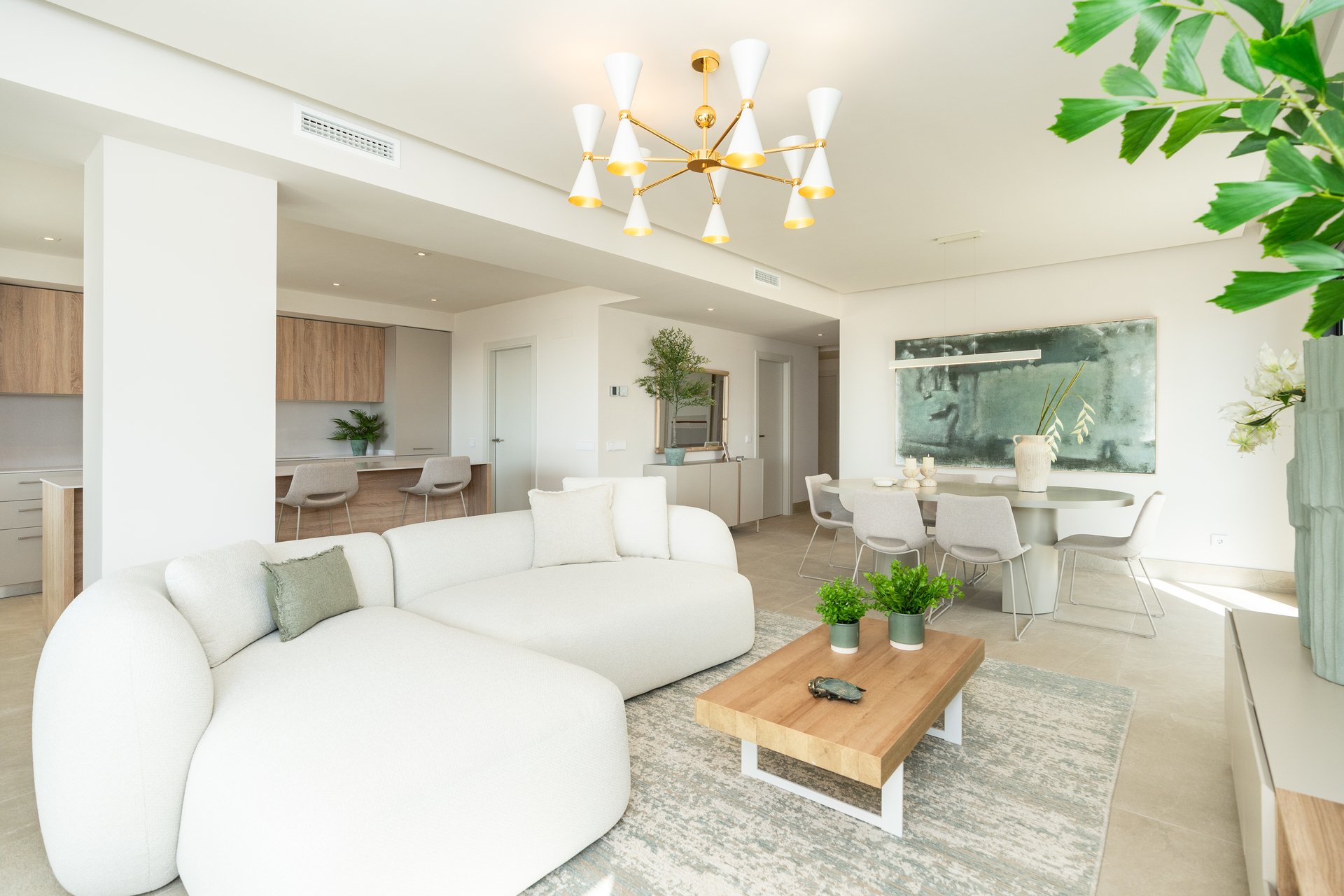 Bungalow i Benahavis, Malaga, Spanien 3 sovrum, 127 kvm. Nr. 135938