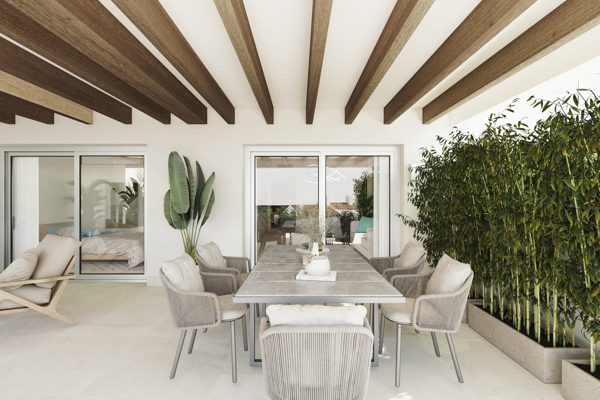 Bungalow i Benahavis, Malaga, Spanien 3 sovrum, 127 kvm. Nr. 135938