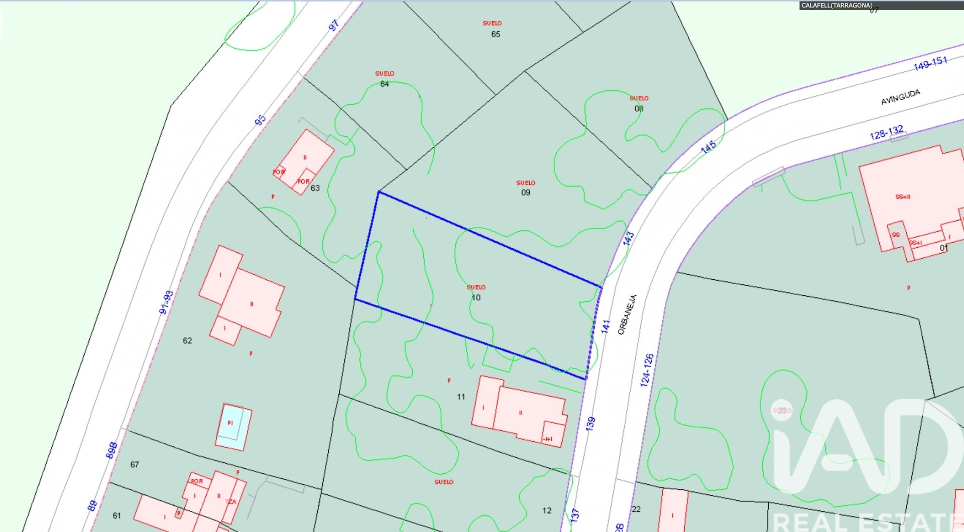Land in Calafell, Tarragona, Spanien 570 m2 Nr. 185084