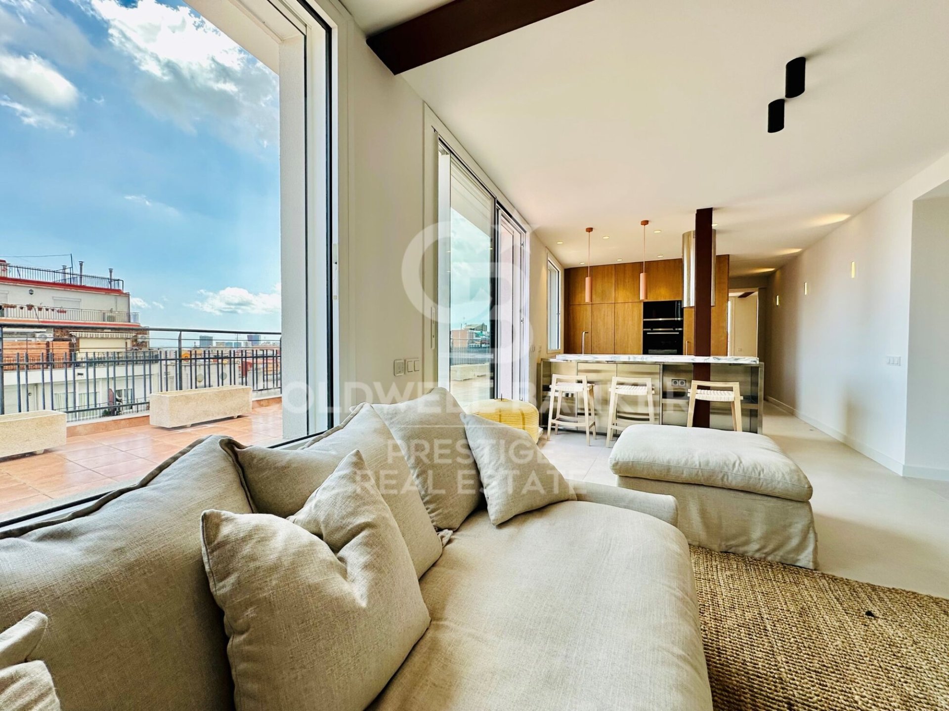Penthouse w Barcelona, Hiszpania 3 sypialnie, 116 mkw. nr 157845