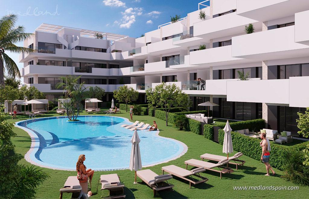 Huoneisto La Nucia, Alicante, Espanja 2 makuuhuonetta, 73 m2 No. 191703