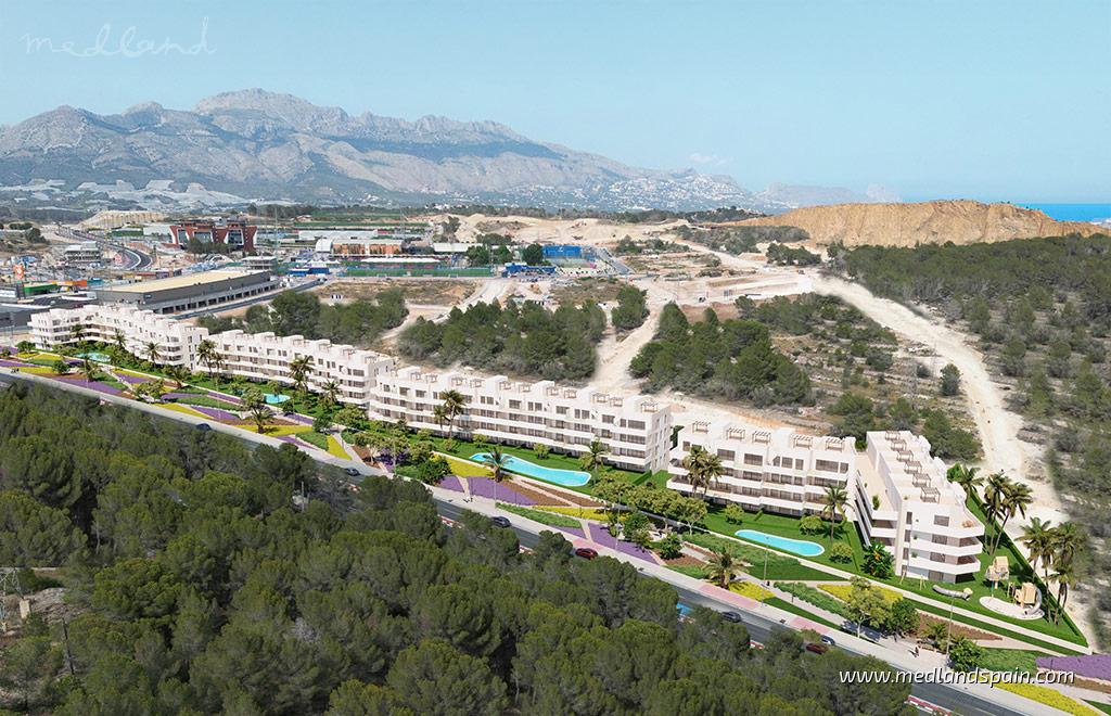 Apartment in La Nucia, Alicante, Spain 2 bedrooms, 73 sq.m. No. 191702