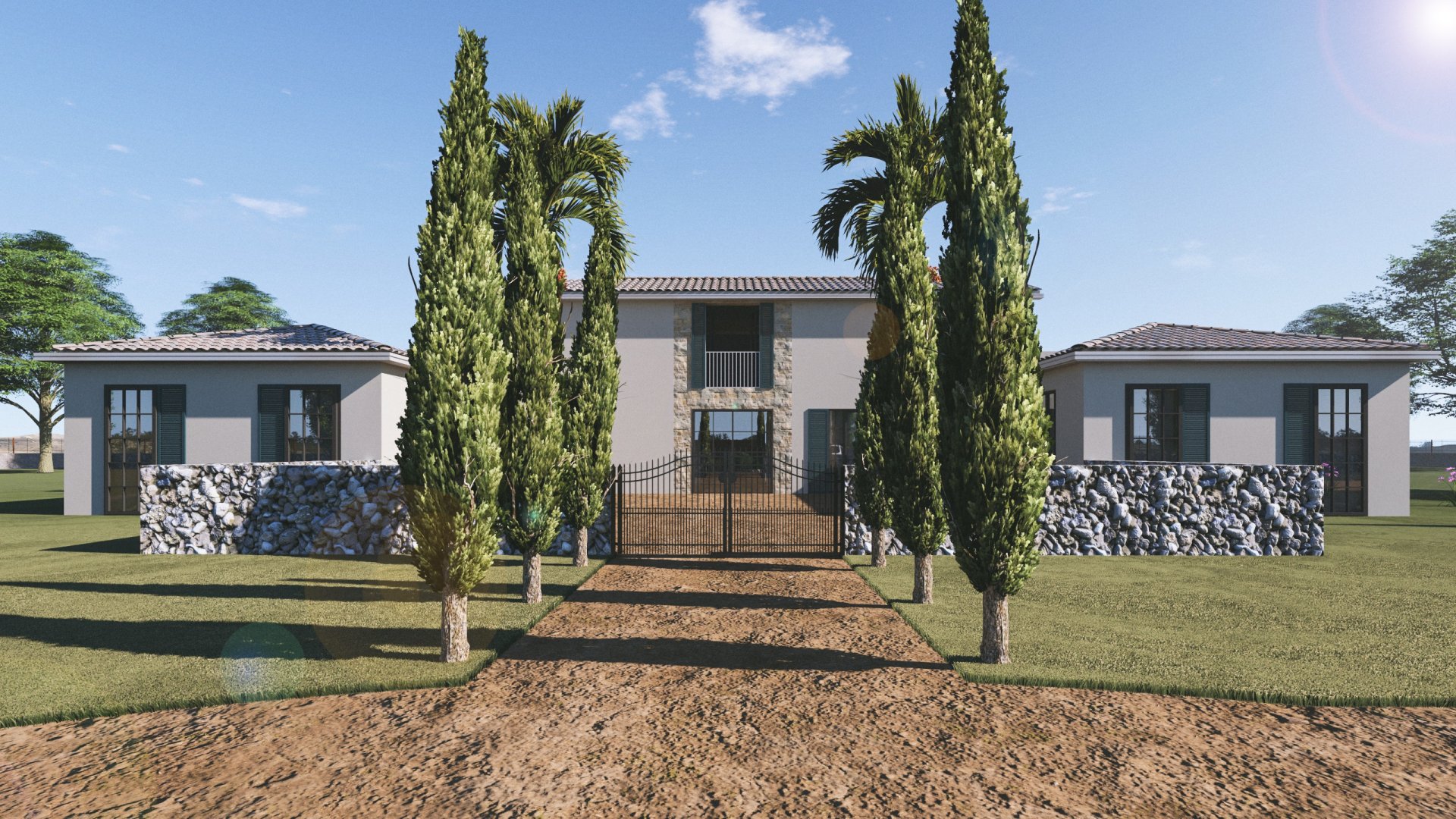 Finca i Santa Maria Del Cami, Mallorca, Spanien 4 sovrum, 410 kvm. Nr. 155194