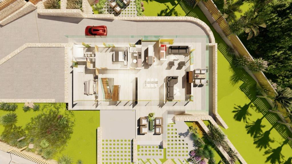Huvila Benidorm, Alicante, Espanja 502 m2 No. 165324