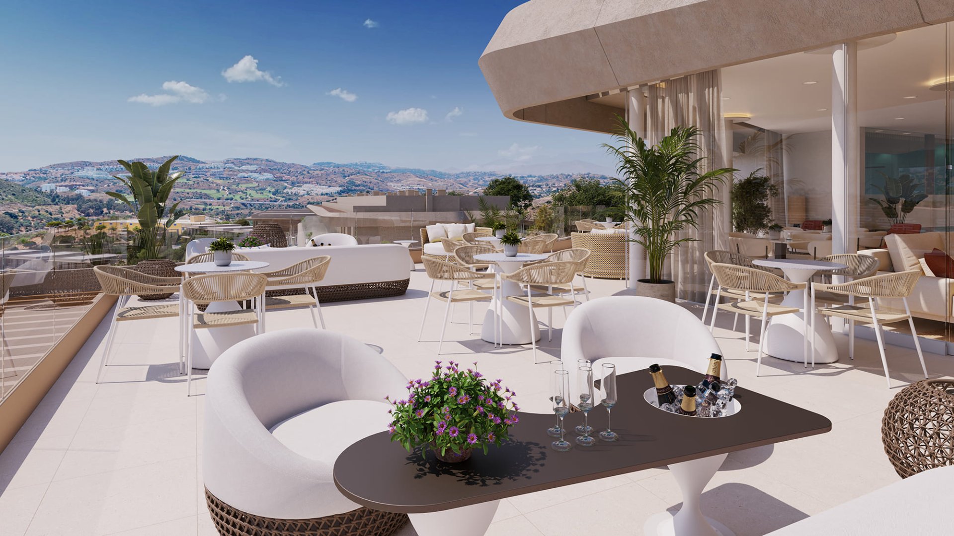 Apartment in Mijas, Malaga, Spain 3 bedrooms, 134 sq.m. No. 193068
