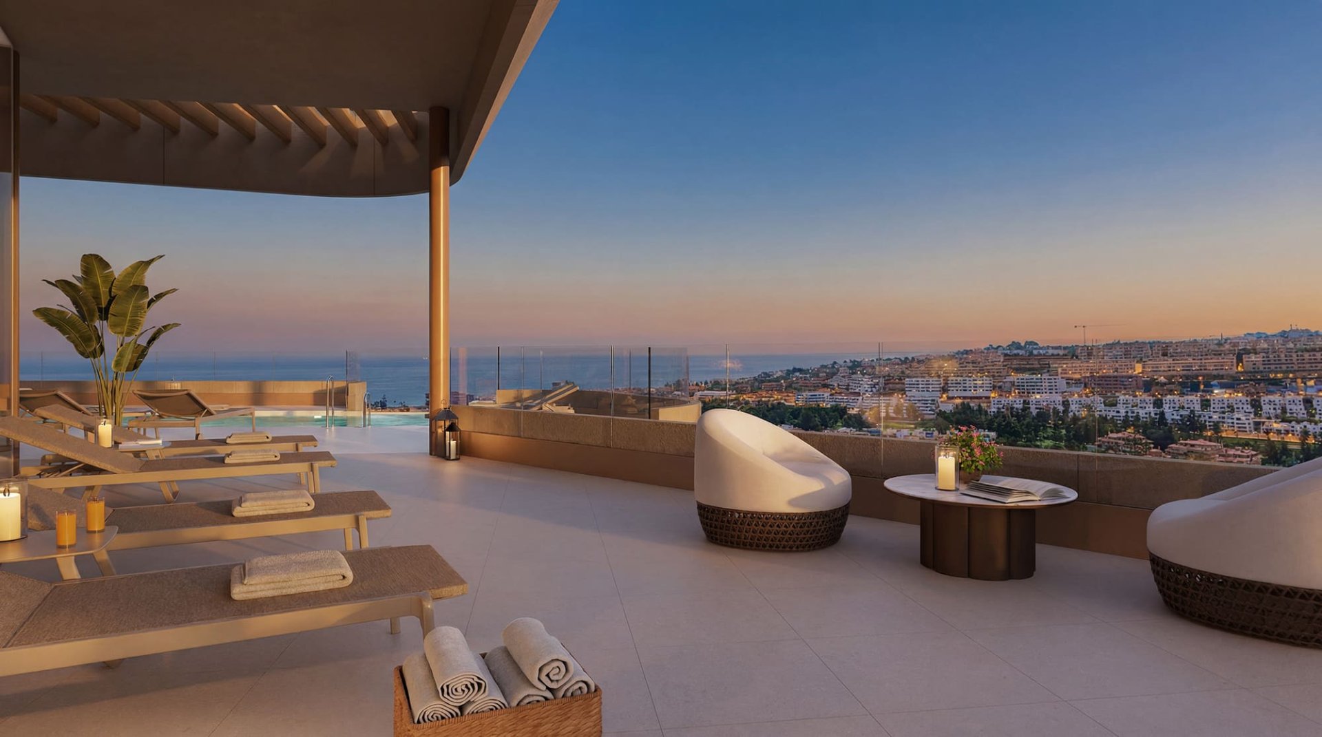 Apartment in Mijas, Malaga, Spain 3 bedrooms, 134 sq.m. No. 193068