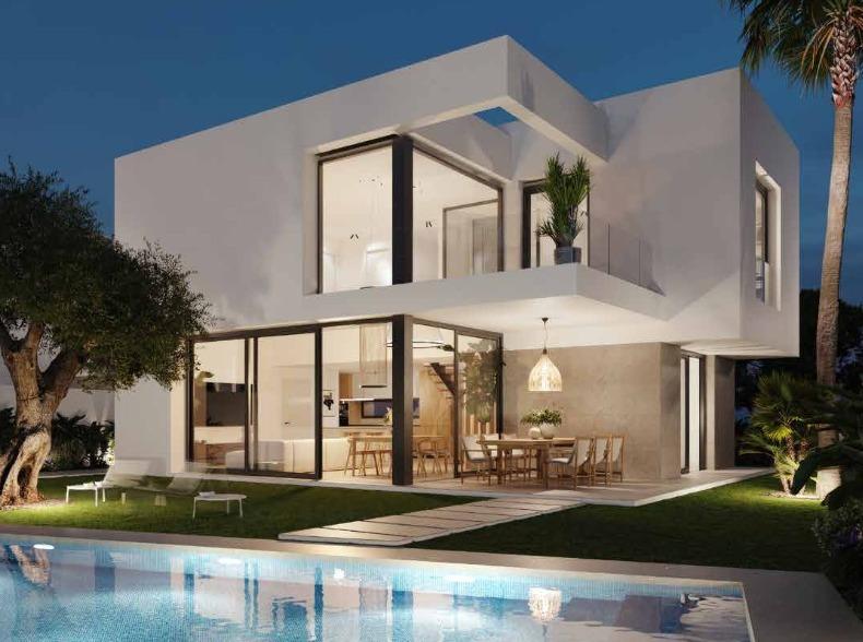 Hus i Finestrat, Alicante, Spanien 3 sovrum, 160.4 kvm. Nr. 165815