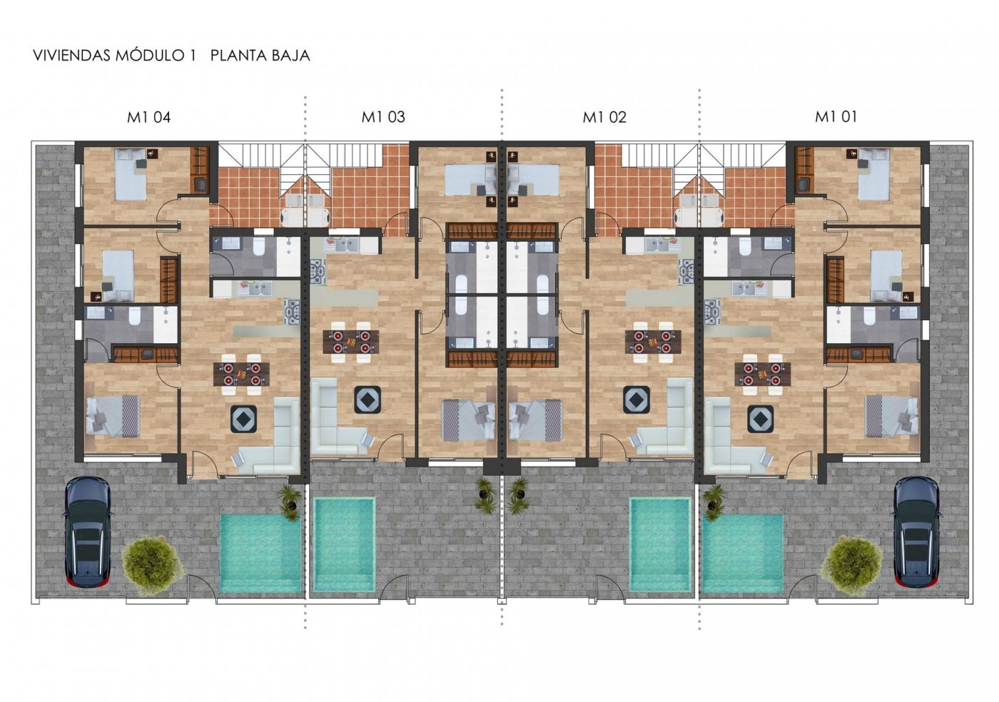 Villa in Torre-Pacheco, Murcia, Spanien 3 Schlafzimmer, 118 m2 Nr. 111463