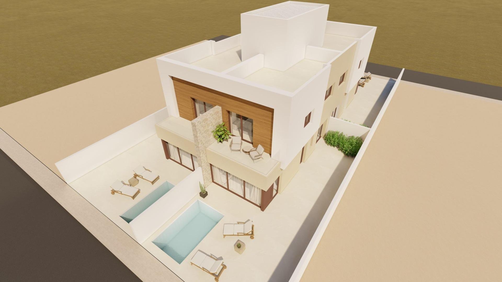 Townhouse à San Javier, Murcia, Espagne 3 chambres, 120 m2 No. 189430