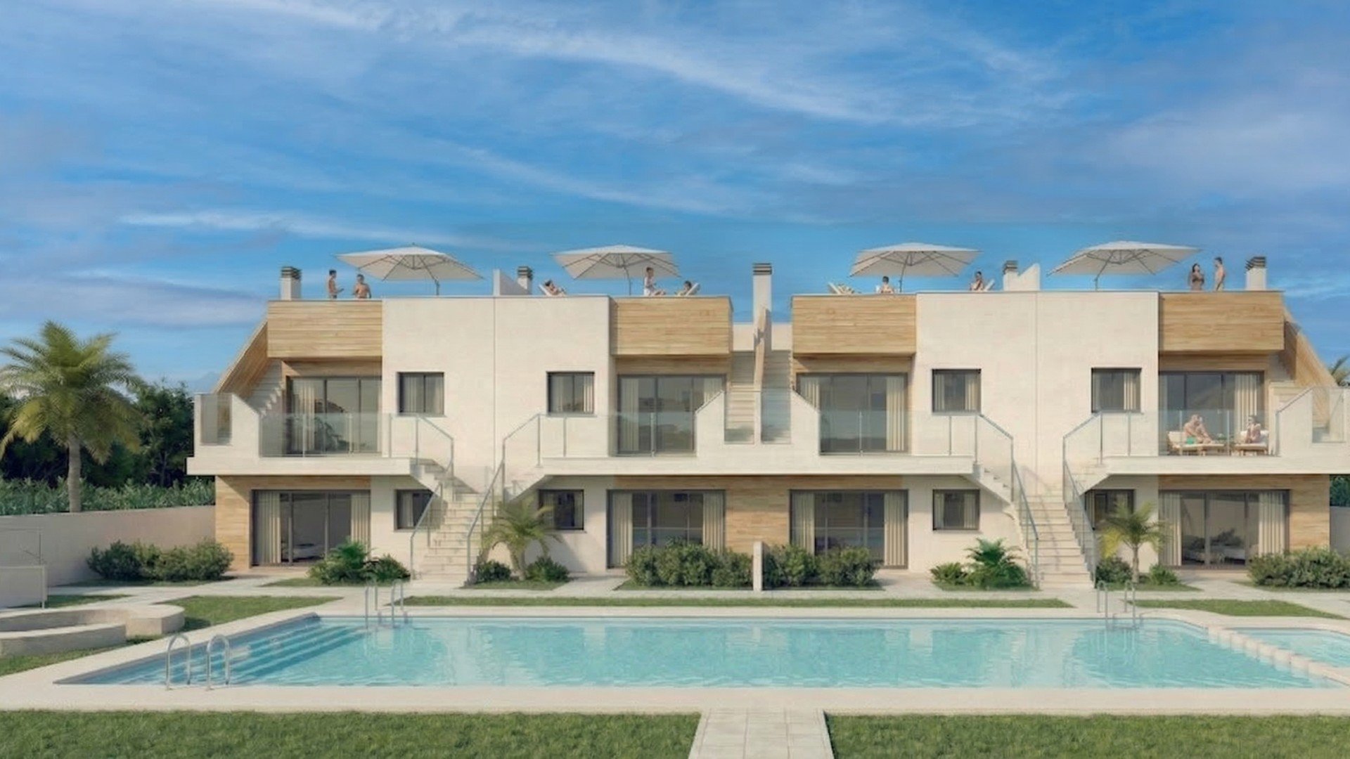 Жилой комплекс VILLAS DON PEDRO 4 в Сан-Хавьер, Мурсия, Испания №177290