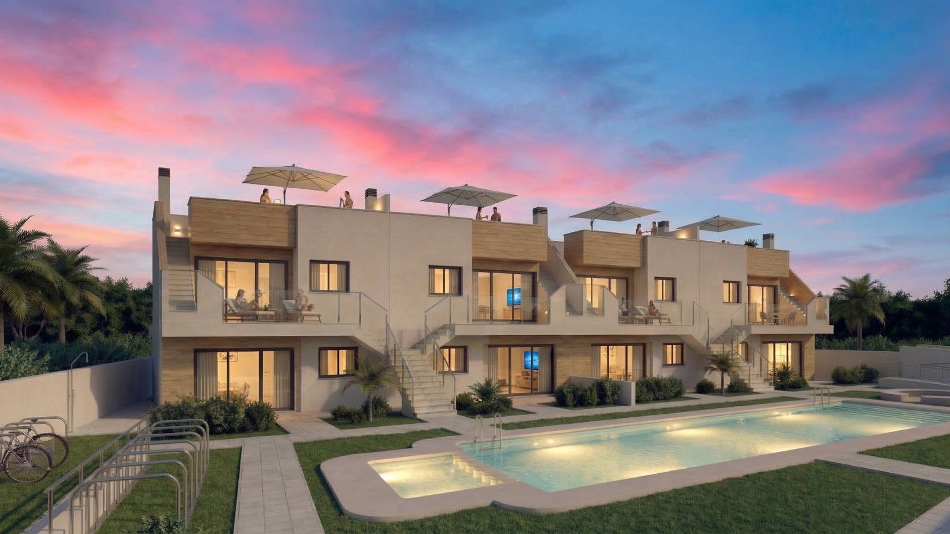 Жилой комплекс VILLAS DON PEDRO 4 в Сан-Хавьер, Мурсия, Испания №177290
