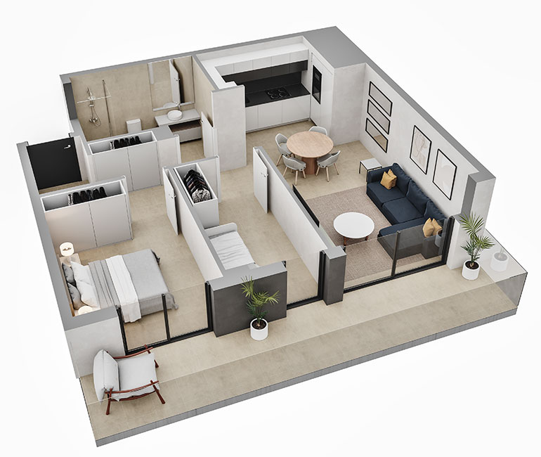 Apartment in Sant Boi de Llobregat, Barcelona, Spain 3 bedrooms,  No. 141335