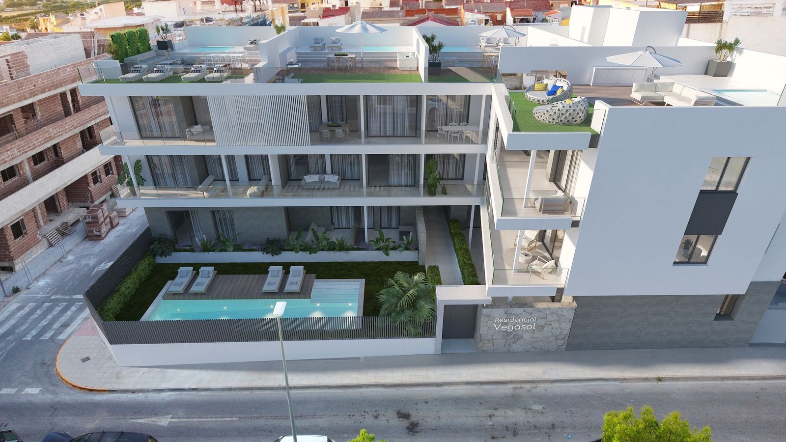 Bungalow i Ciudad Quesada, Alicante, Spanien 2 sovrum, 73 kvm. Nr. 148261