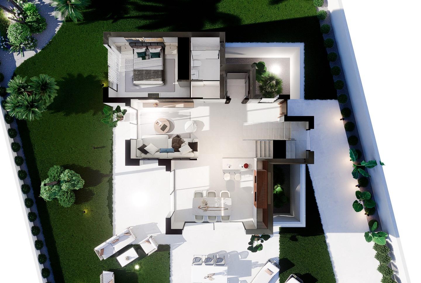 Huvila Finestrat, Alicante, Espanja 4 makuuhuonetta, 260 m2 No. 103343