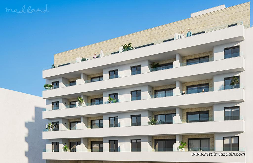 Appartamento a Torrevieja, Alicante, Spagna 3 camere da letto, 106.3 mq. N° 105030