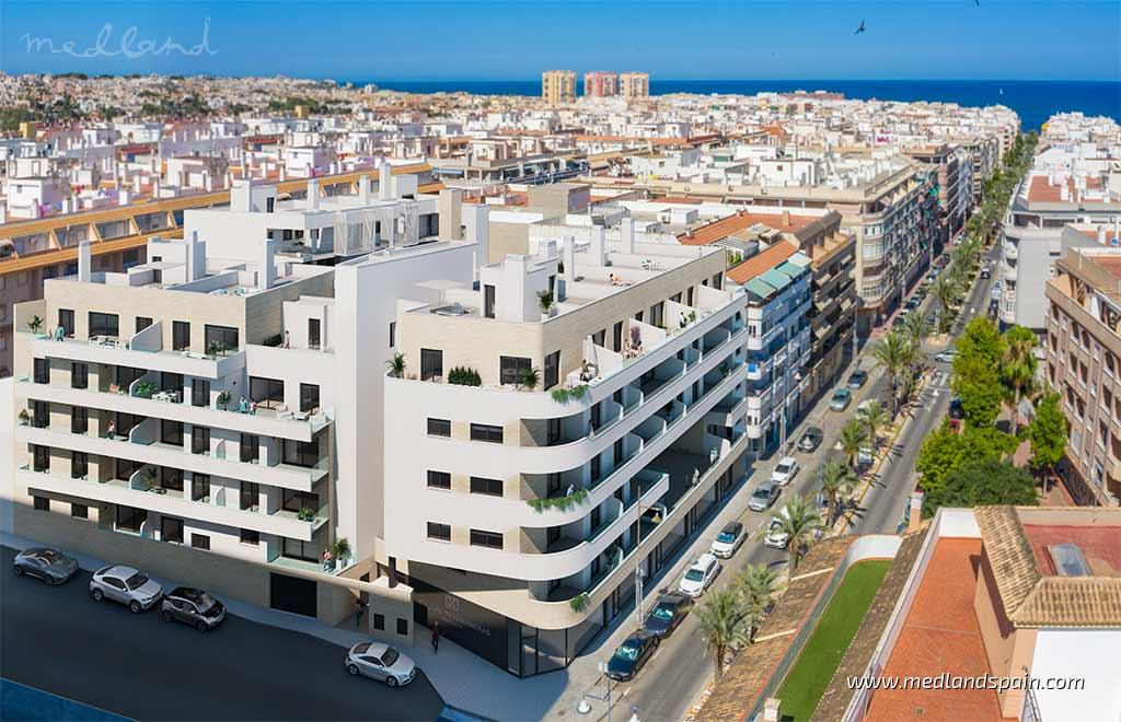 Appartamento a Torrevieja, Alicante, Spagna 3 camere da letto, 111.6 mq. N° 105031