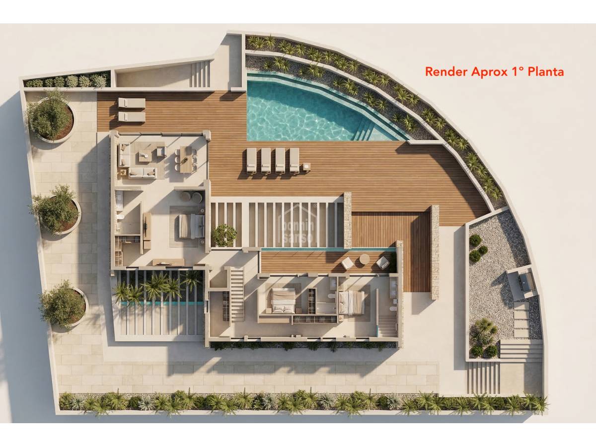 Villa in Es Mercadal, Menorca, Spain 5 bedrooms, 590 sq.m. No. 133227