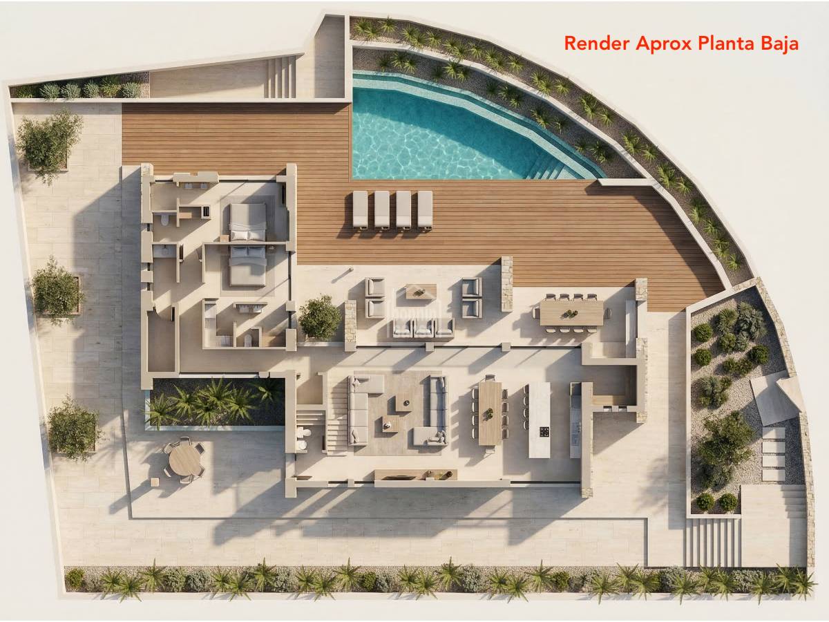Villa in Es Mercadal, Menorca, Spain 5 bedrooms, 590 sq.m. No. 133227