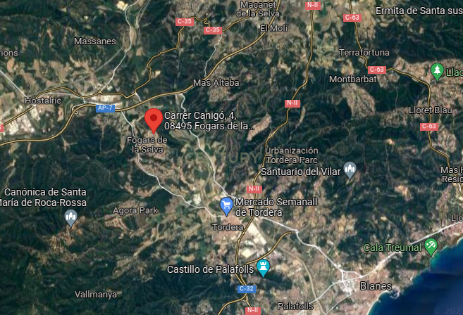 Tomt i Fogars de la Selva, Barcelona, Spanien Nr. 191593