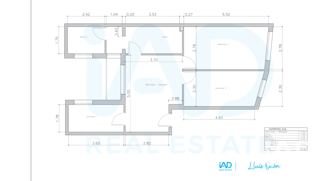 Apartment in Mataro, Barcelona, Spain 3 bedrooms, 78 sq.m. No. 187761