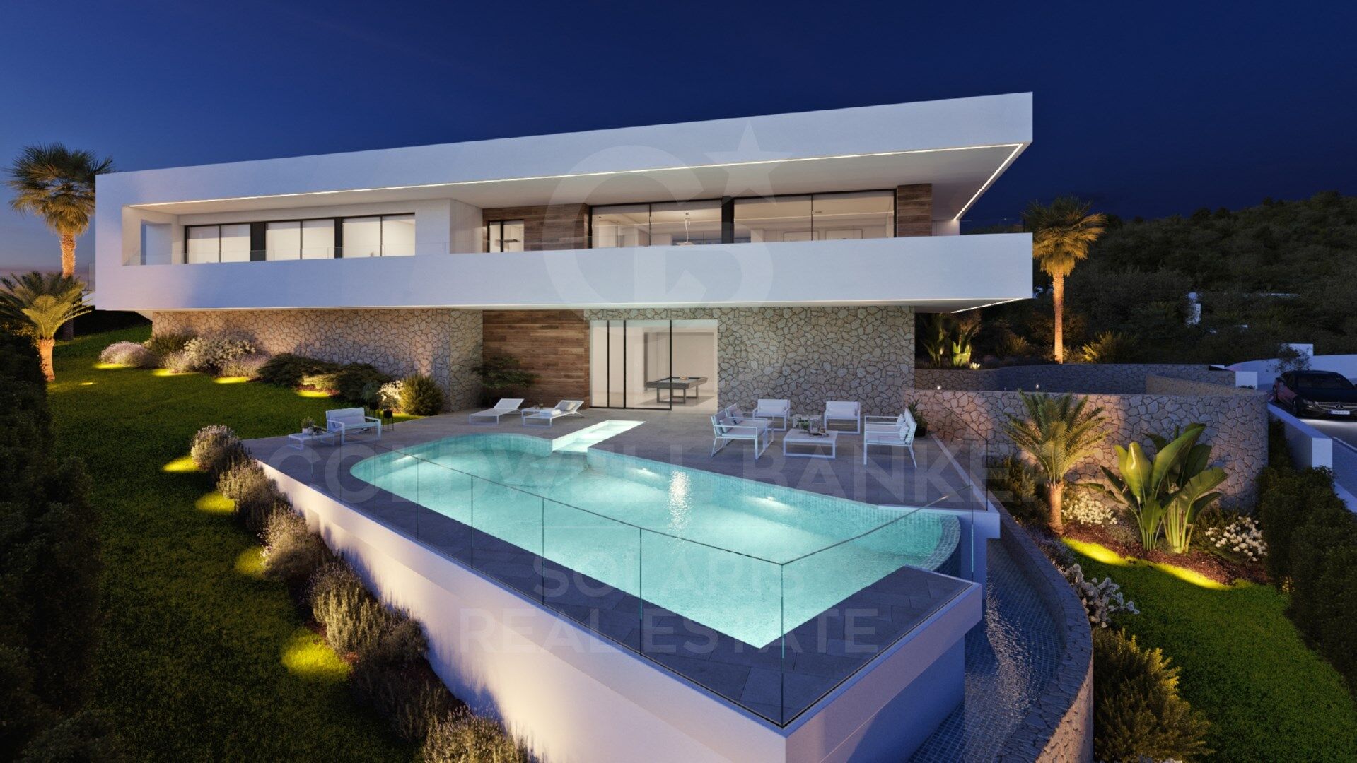Villa i Benitachell, Alicante, Spanien 3 sovrum, 613 kvm. Nr. 160327