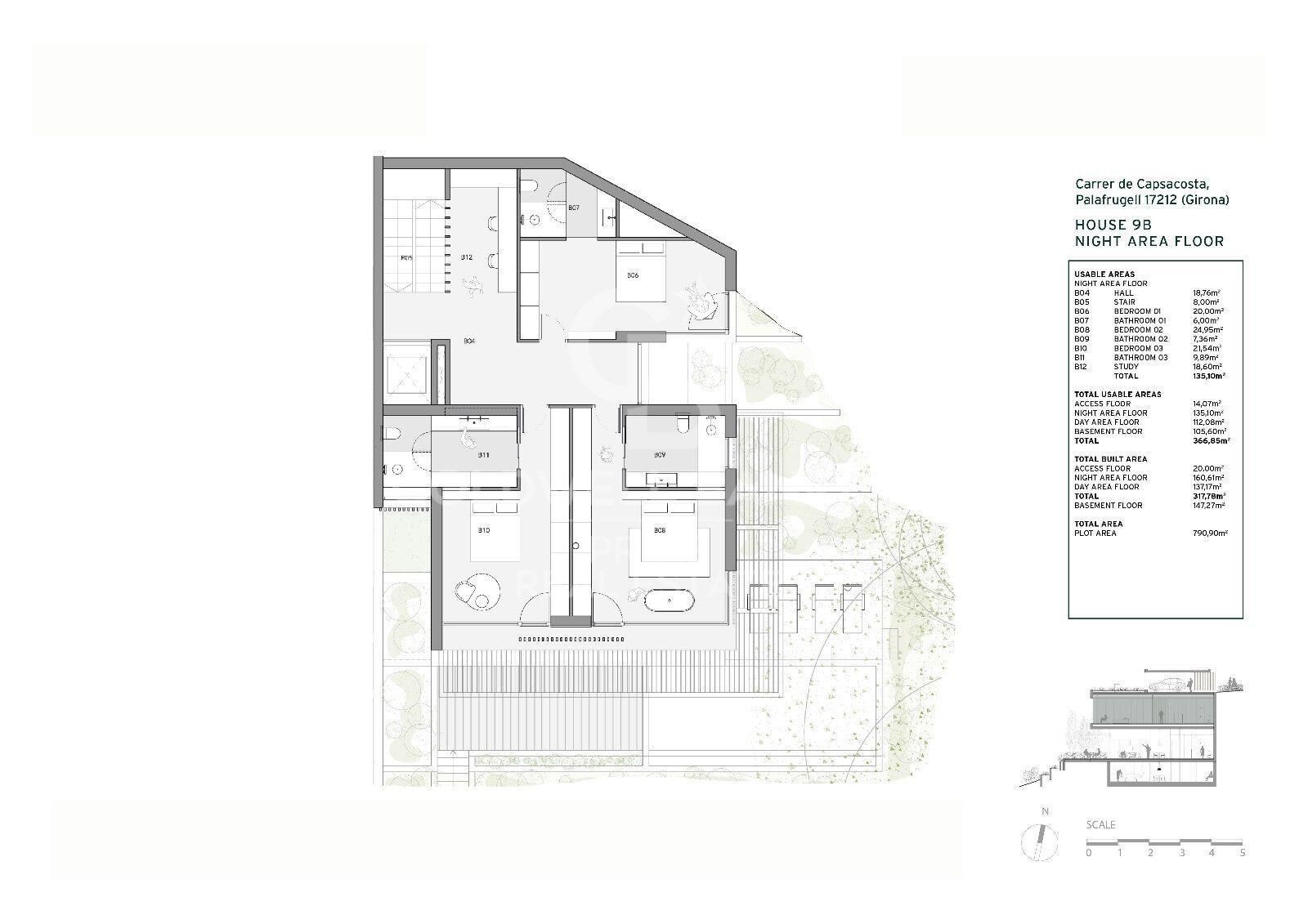 House à Palafrugell, Girona, Espagne 3 chambres, 396 m2 No. 160332
