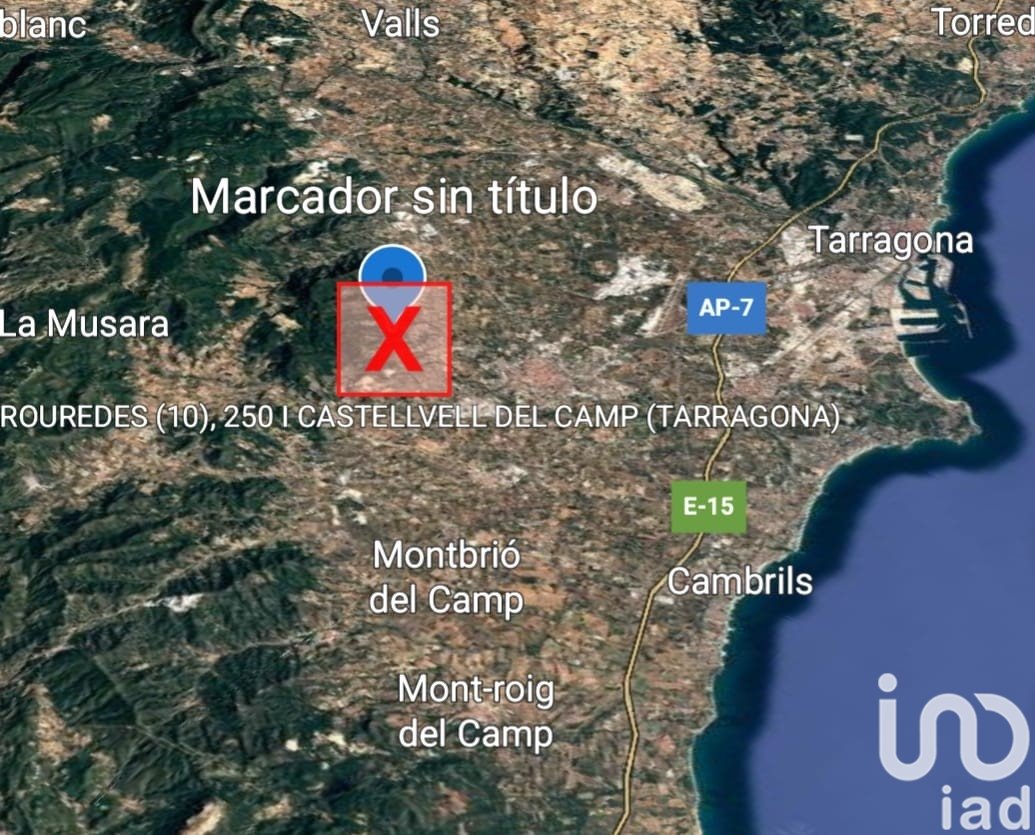 Land plot in Castellvell del Camp, Tarragona, Spain 2462 sq.m. No. 185688