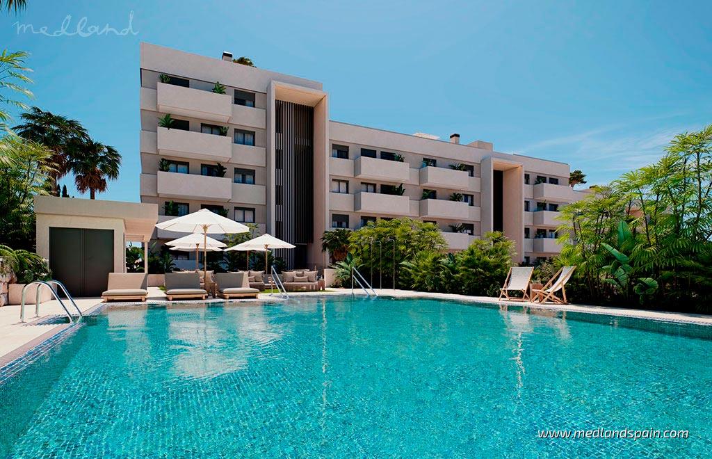 Apartamento en Estepona, Málaga, España 2 dormitorios, 118 m2 No. 166664