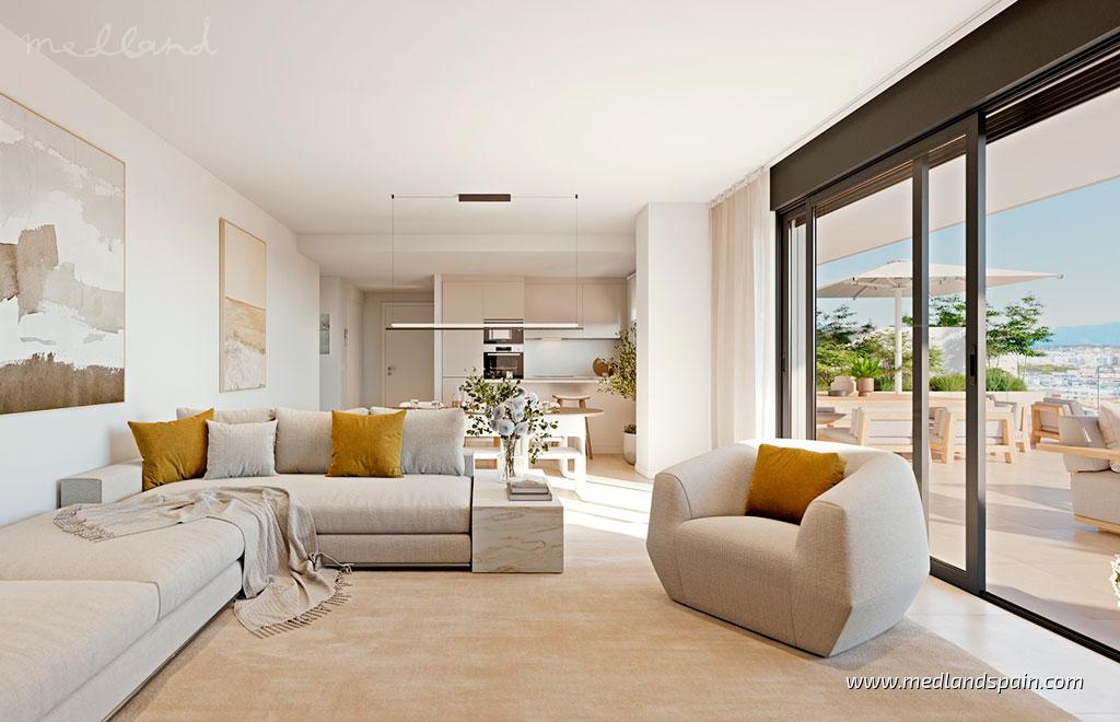 Apartamento en Estepona, Málaga, España 2 dormitorios, 118 m2 No. 166664