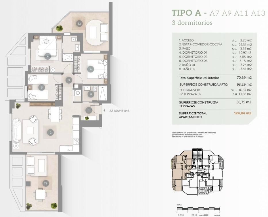 Apartament w Calpe, Alicante, Hiszpania 3 sypialnie, 93 mkw. nr 141791